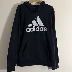 Black Adidas Hoodie. Size Large.